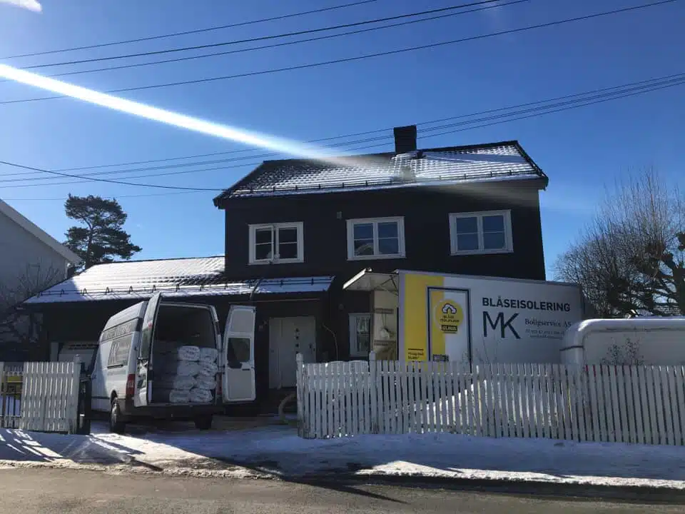 Etterisolering av bolig innenfra