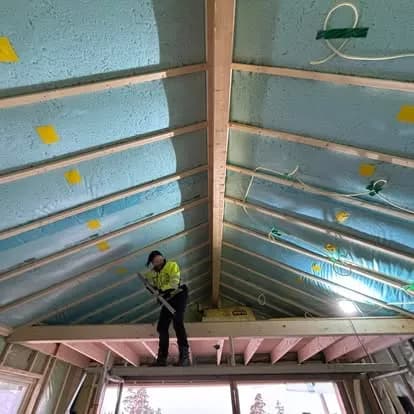 Isolering av skråtak med luftespalte