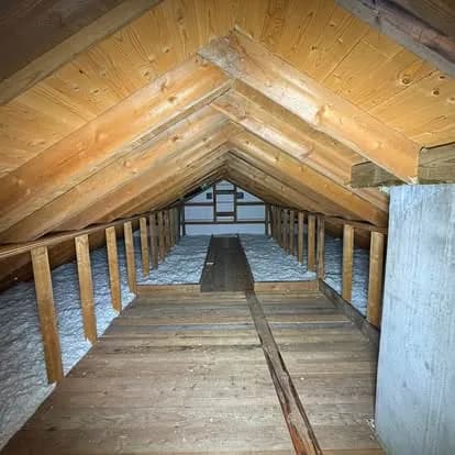 Etterisolert loft i eldre enebolig